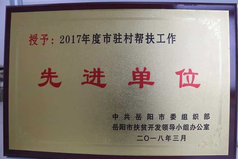 扶贫先进单位