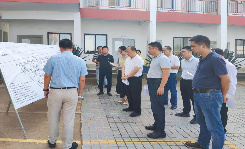 广西壮族自治区人大常委会调研组到市政公司崇左产业园项目调研
