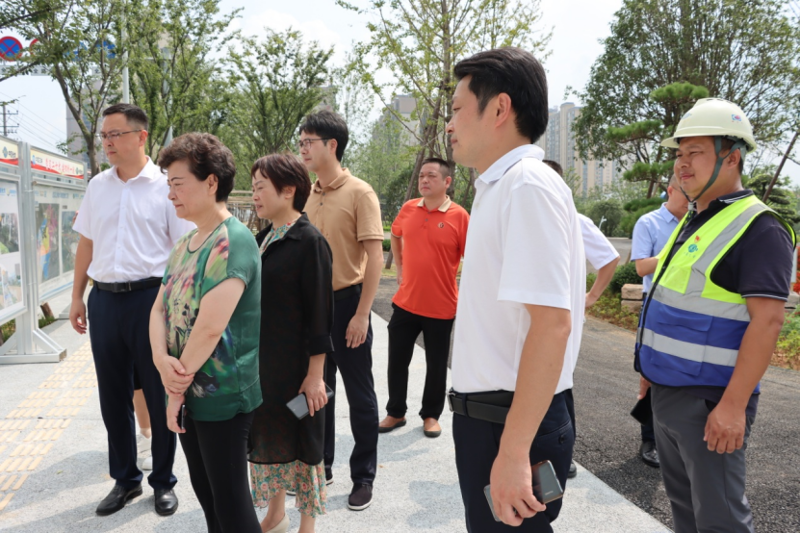 湖南省联合调研组来岳阳污水治理项目部开展专题调研