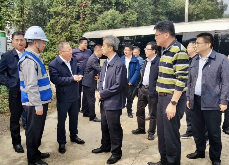 水利部总规划师吴文庆到中南公司铁山灌区项目调研