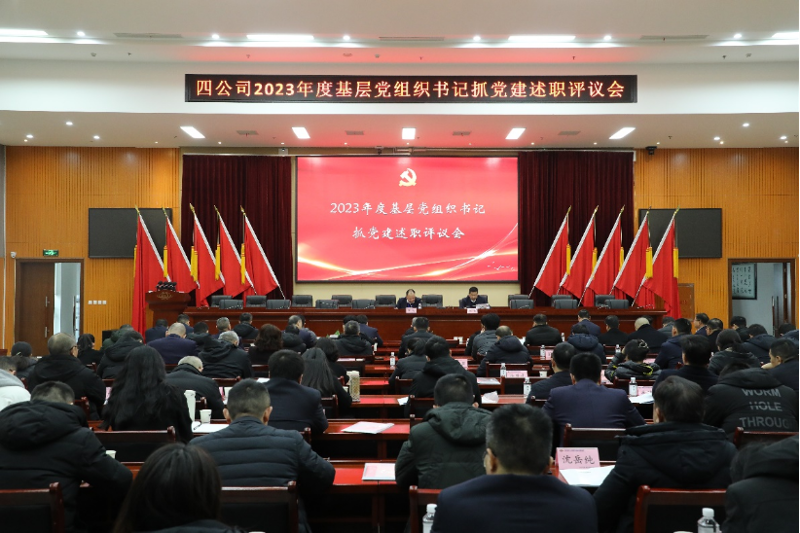 公司召开2023年度基层党组织书记抓党建述职评议
