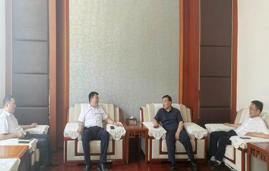 赵亮会见山东隆华新材料有限公司董事长韩志刚