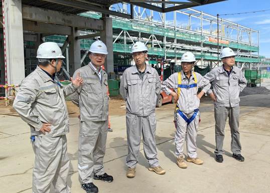 周鸿到湛江一体化项目调研指导工作