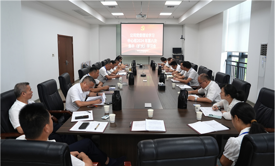 公司党委理论学习中心组传达学习党的二十届三中全会精神