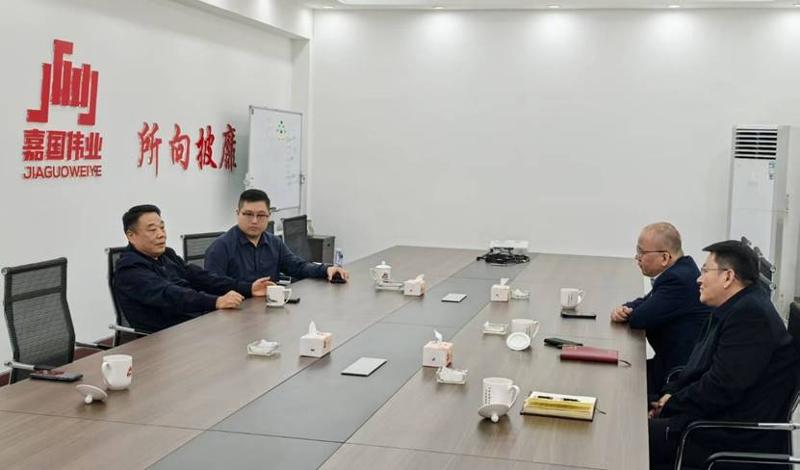 赵亮拜访新疆嘉国伟业董事长韩宝祥