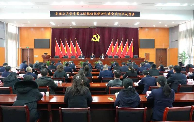 集团公司党委第三巡视组向四化建党委反馈巡视情况