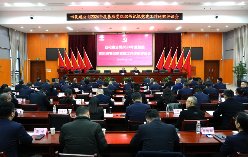 公司召开2024年度基层党组织书记抓党建工作述职评议会