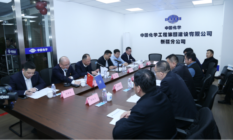 中国化学工程四化建新疆分公司举行揭牌仪式暨高质量发展研讨会
